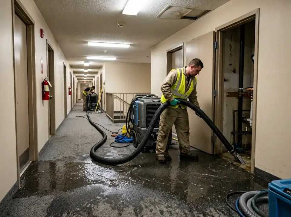 multi-unit-apartment-hallway-f-005 — frequently asked questions, Emergency Burst Pipe Water Extraction & Removal in Dixon La…